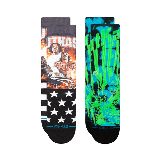 Stance Outkast Crew Socken 2Er Pack Bunt