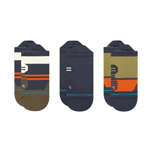 Stance Route Ultra Light Tab Socken 3Er Pack Marineblau 