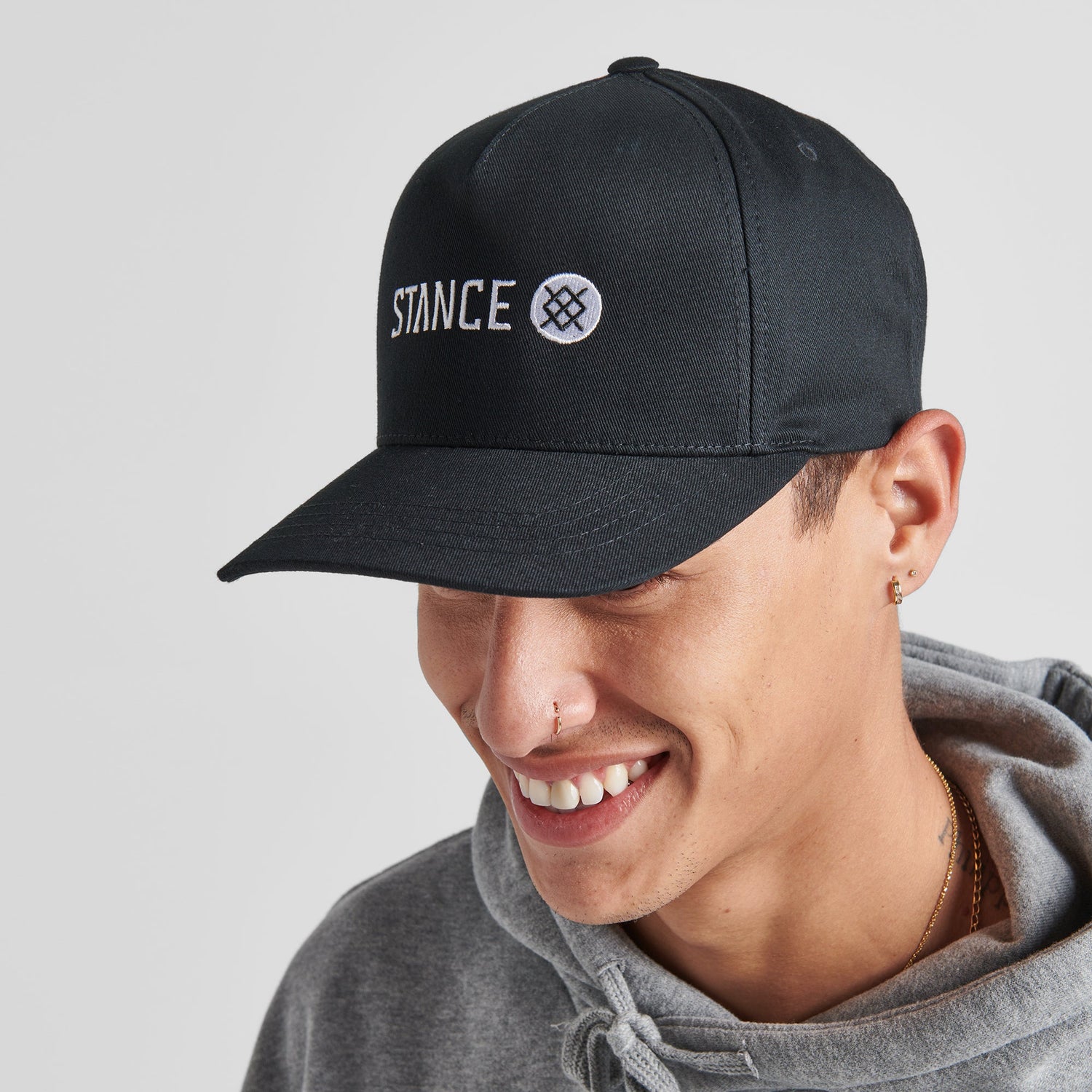 Stance Icon Snapback Hat Schwarz |model