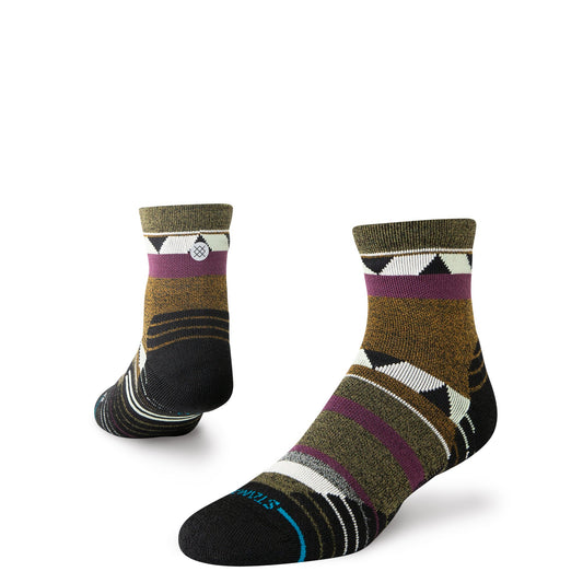 Stance Climbers Mid Wool Quarter Socken Grün