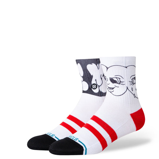 Stance Spare Me Quarter Socken Weiß