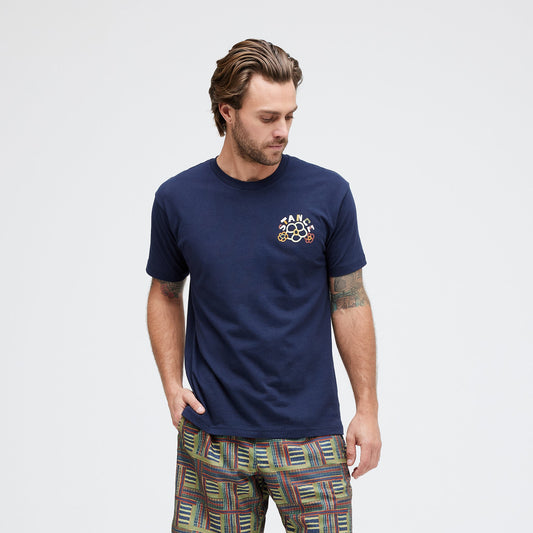 Stance Cut It Out T-Shirt Marineblau |model