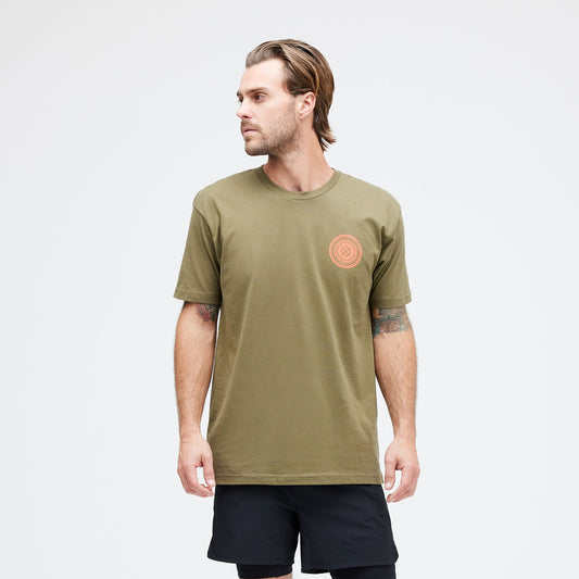 Stance Gyrate T-Shirt Militärgrün |model