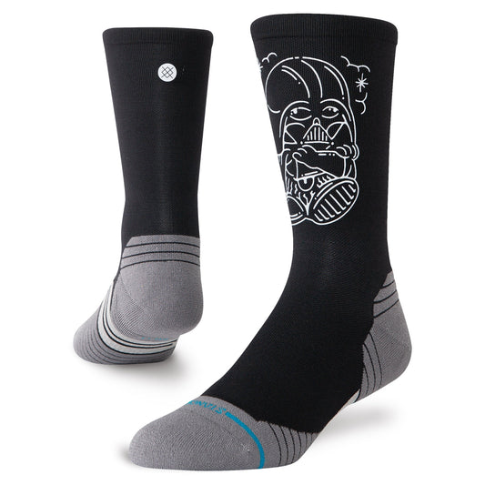 Stance Dj Darth Light Crew Sockenenen Schwarz 