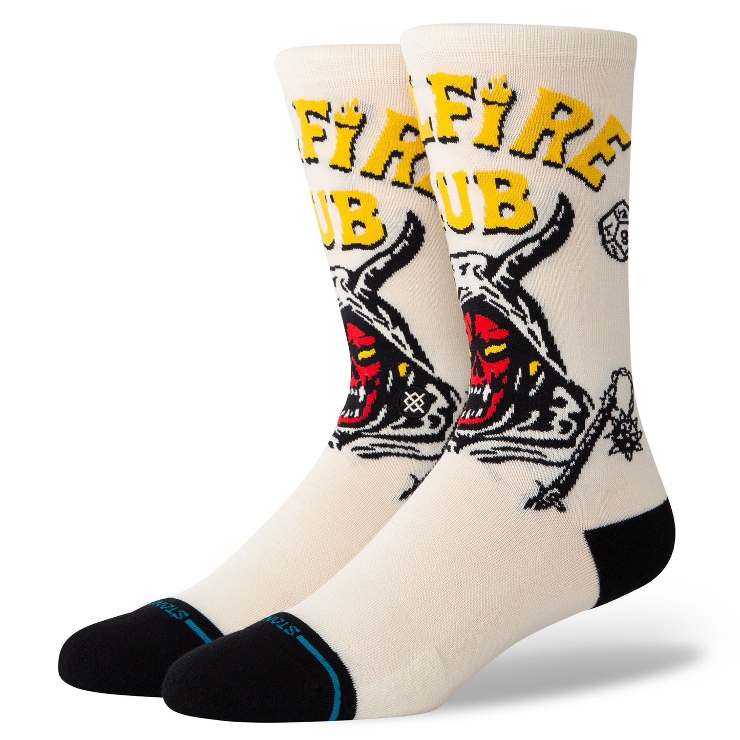 Stance Hellfire Crew Socken Vintage White