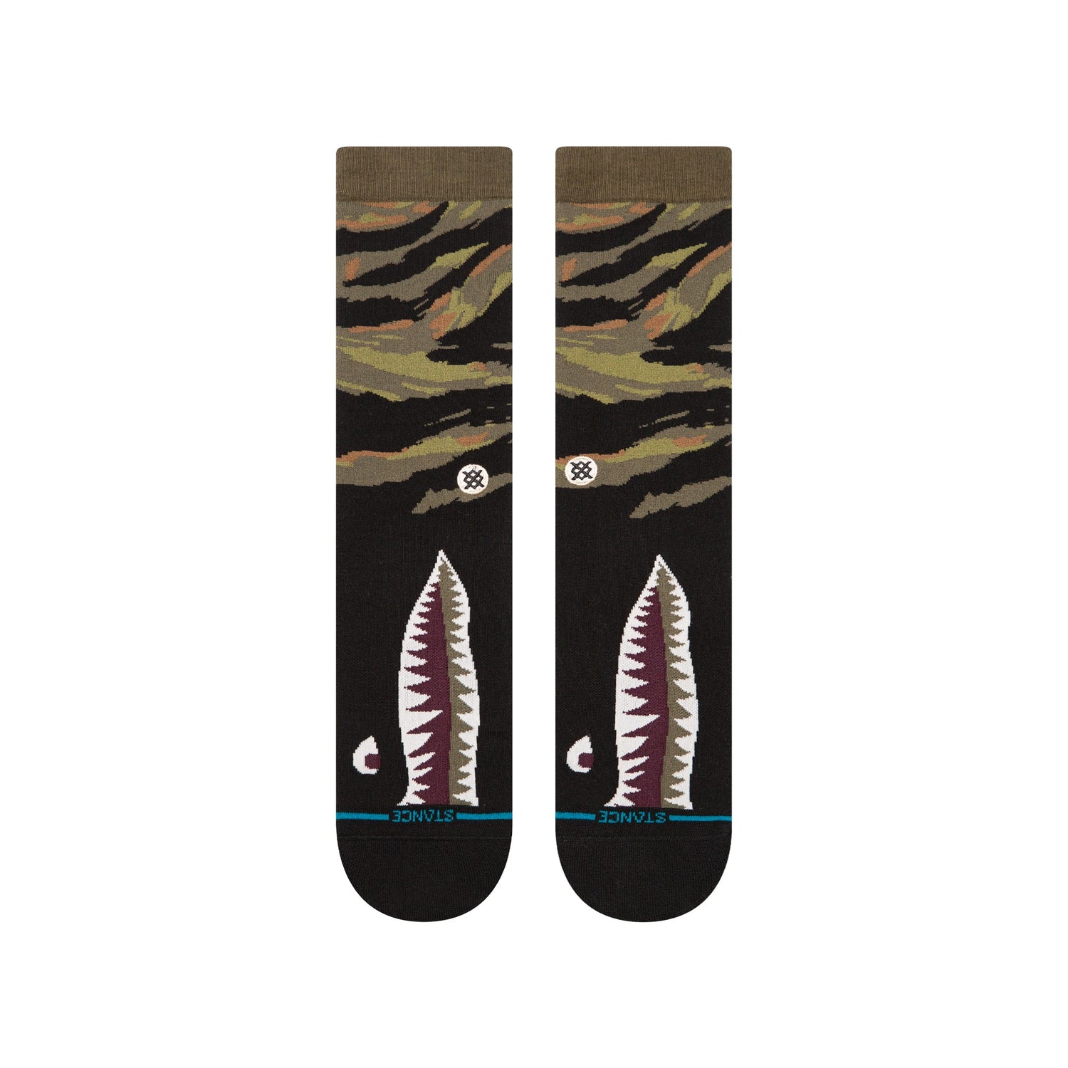 Stance Warbird Crew Socken Burgunderrot