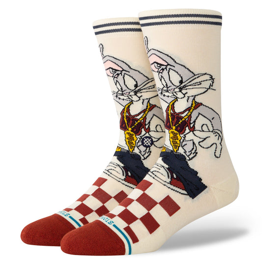 Stance Bugs Crew Socken Vintage-Weiß