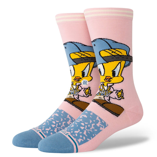 Stance Tweety Crew Socken Pink