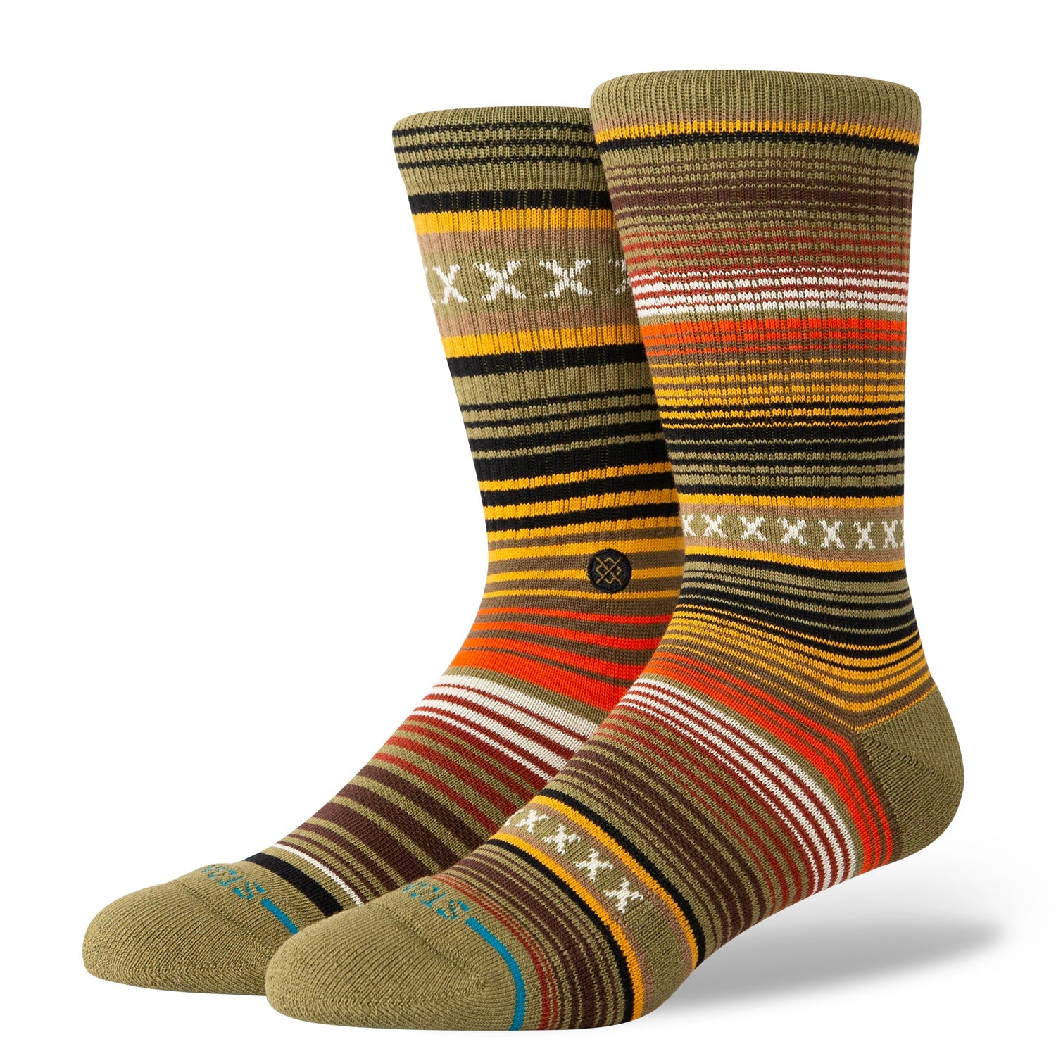 Stance Curren Crew Socken Chive