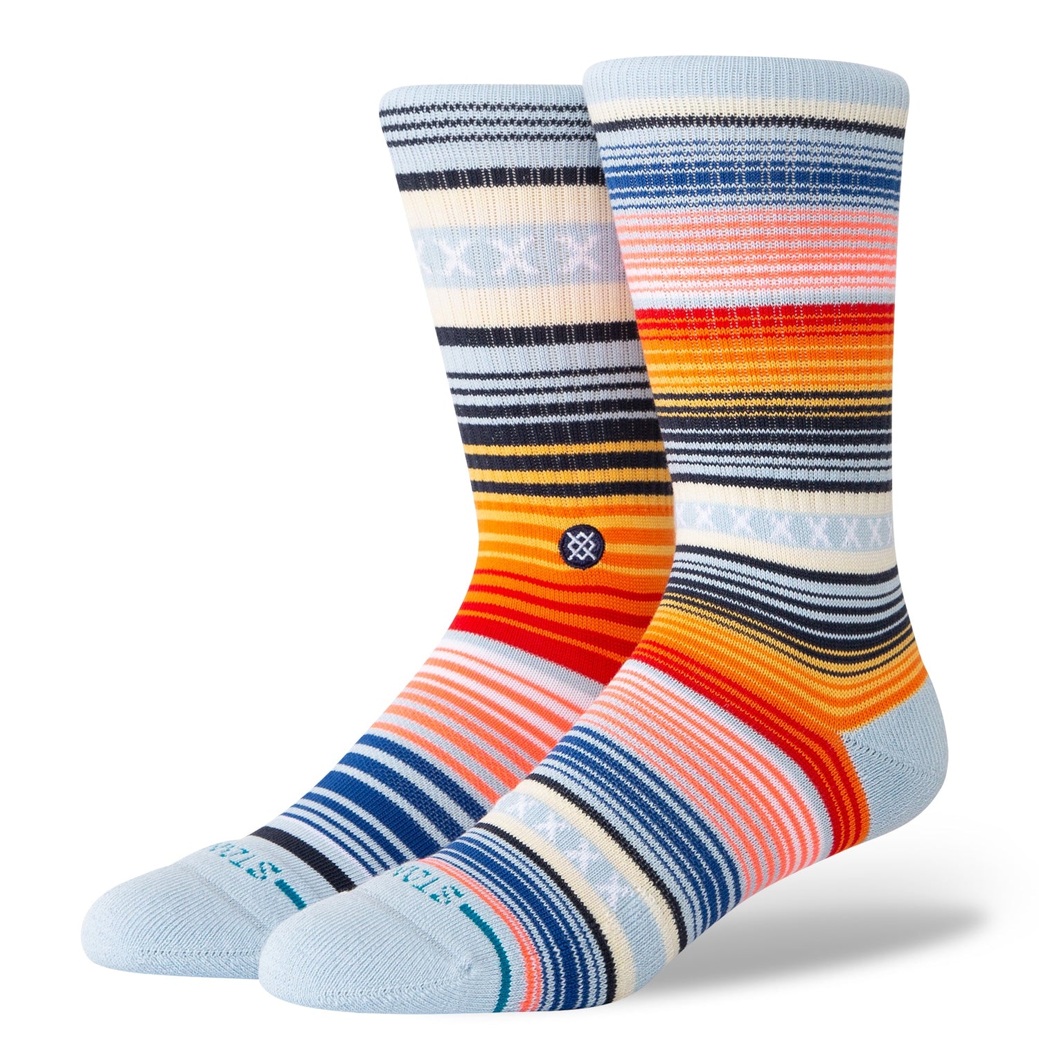 Stance Curren Crew Socken Eisblau