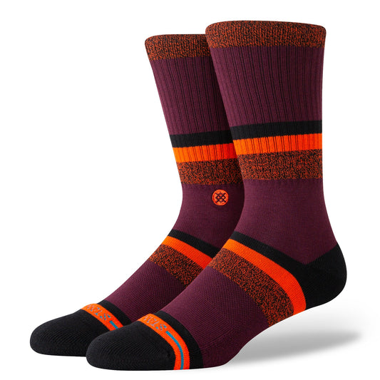 Stance Dante Crew Socken Weinrot