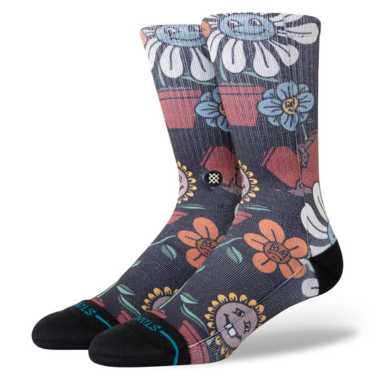 Stance Planted Crew Socken Schwarz