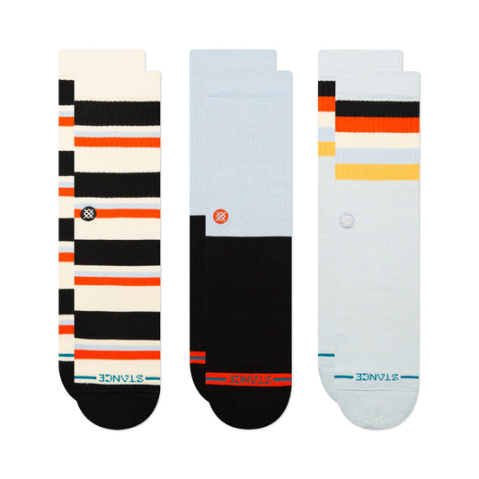 Stance Weekly Grind Crew Socken 3er Pack Eisblau