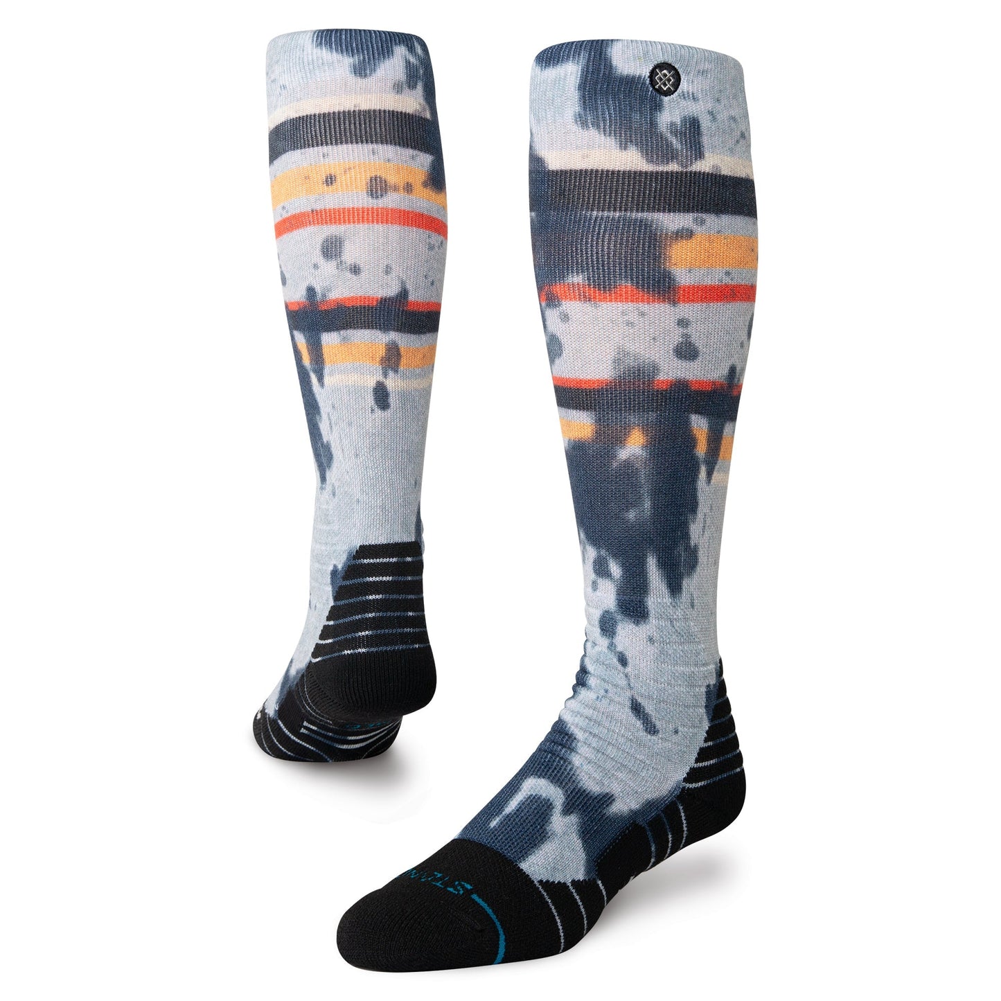 Stance Brong Snow Over The Calf Socken Grau Rot