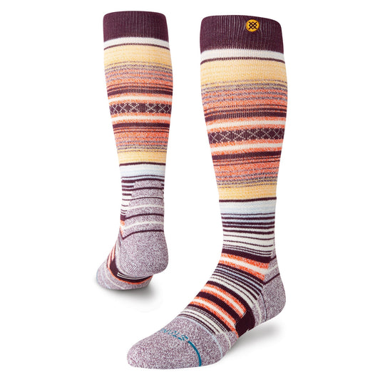 Stance Curren Snow Over The Calf Socken Weinrot 