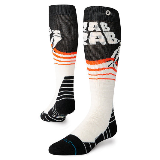 Stance Crab Grab Snow Mid Poly Socken Creme 