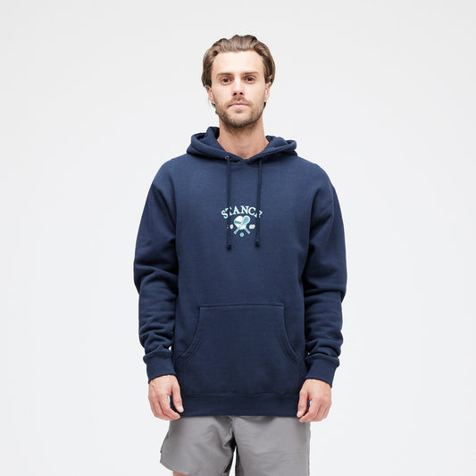 Stance Pickled Hoodie Marineblau |model