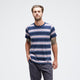 Stance Butter Blend T-Shirt Weiß Marineblau |model