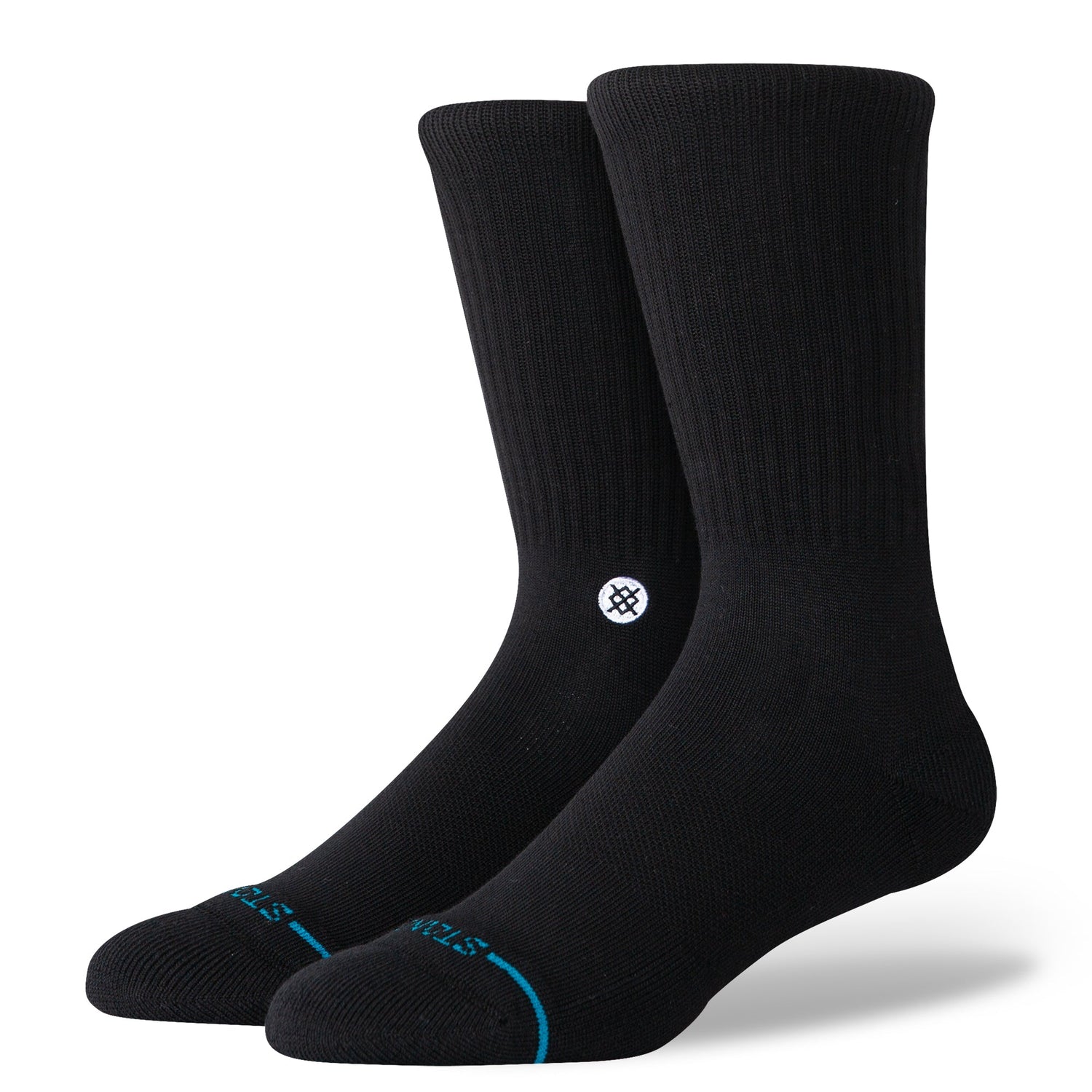 Stance Icon Crew Socken 3er Pack Schwarz