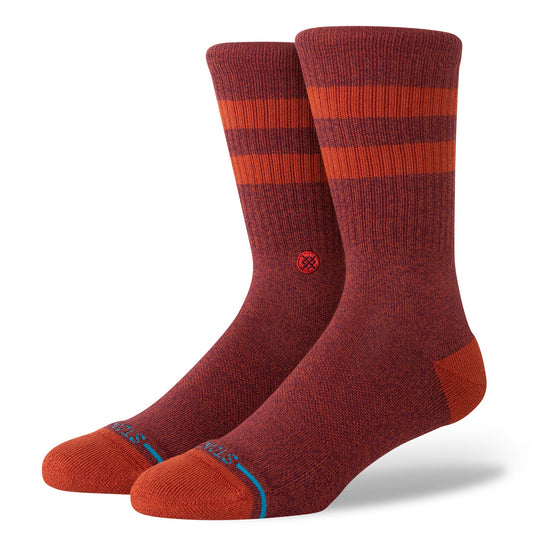 Stance Joven Crew Socken Rostrot