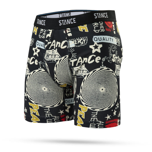 Stance All Over Boxer Brief Schwarz