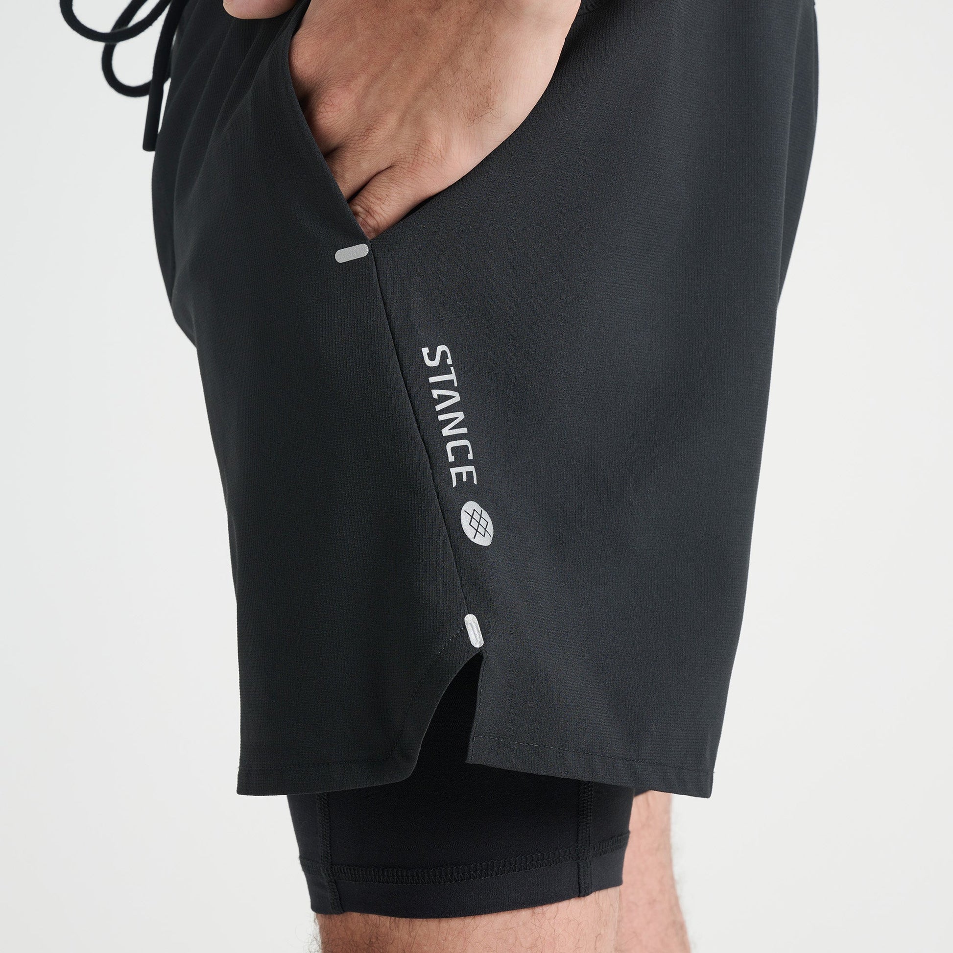 Stance Flux Performance Shorts Mit Fütterung Schwarz |model