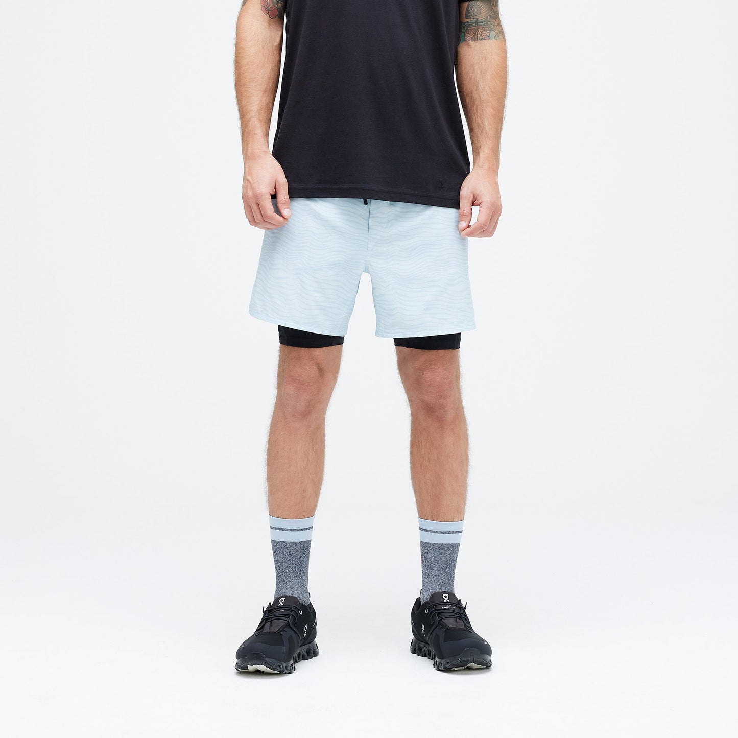 Stance Flux Performance Shorts Mit Fütterung Eisblau |model