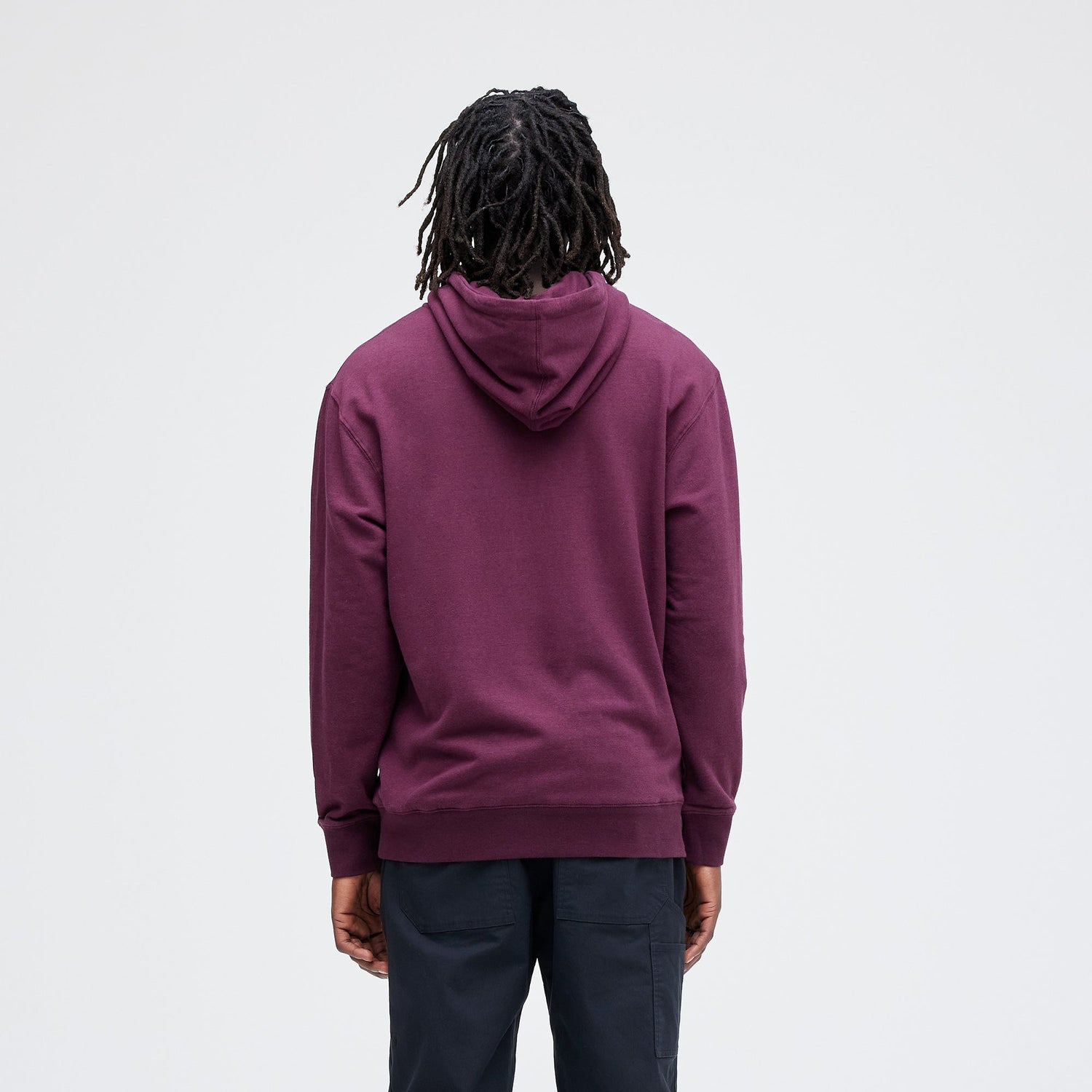 Stance Shelter Hoodie Portwein |model