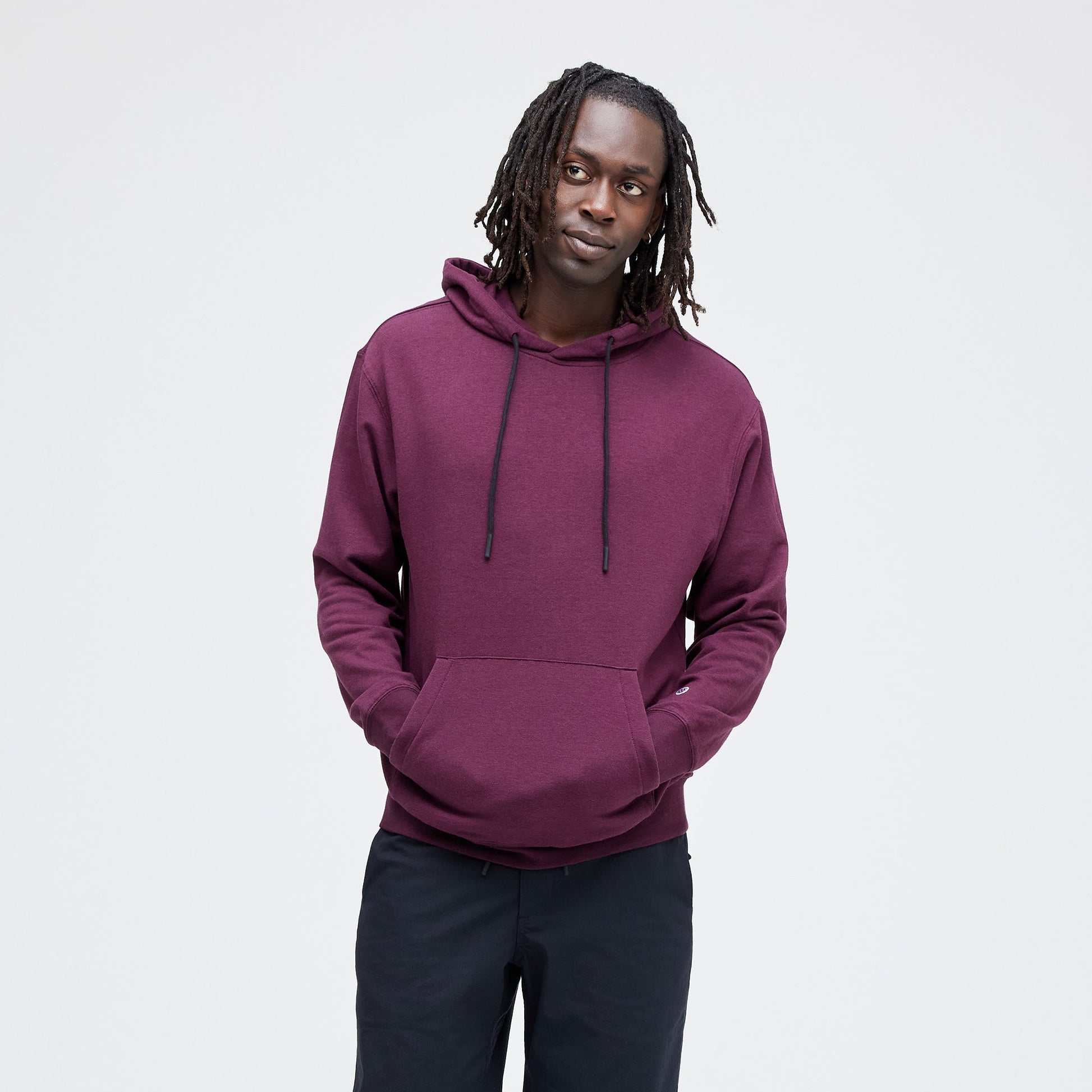 Stance Shelter Hoodie Portwein |model