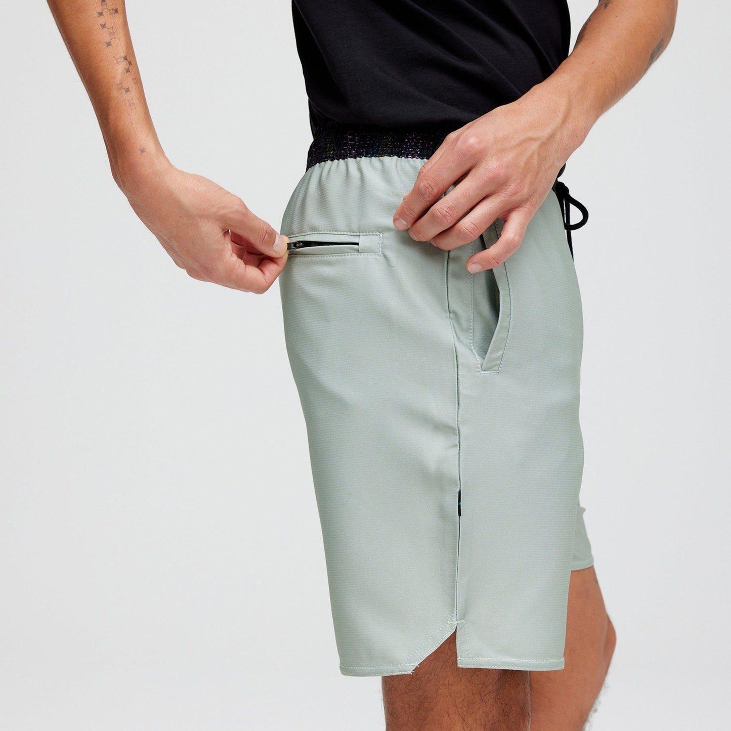 Stance Complex Athletic Shorts 7&quot; Aqua |model