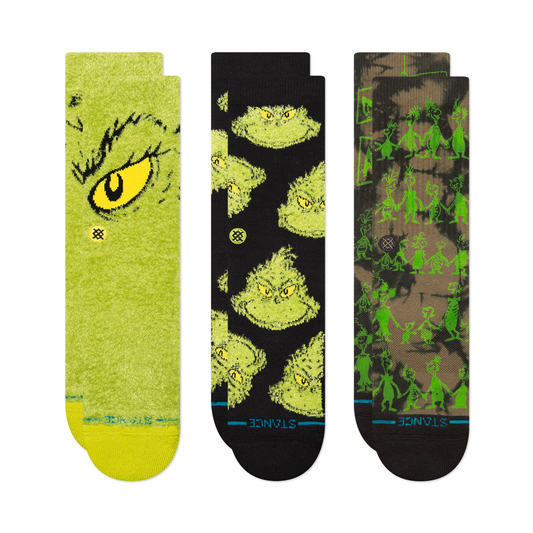 Stance The Grinch Crew Socken 3Er Pack Schwarz/Grün