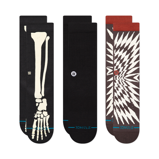 Stance Lifestyle Halloween Crew Socken 3Er Pack Schwarz