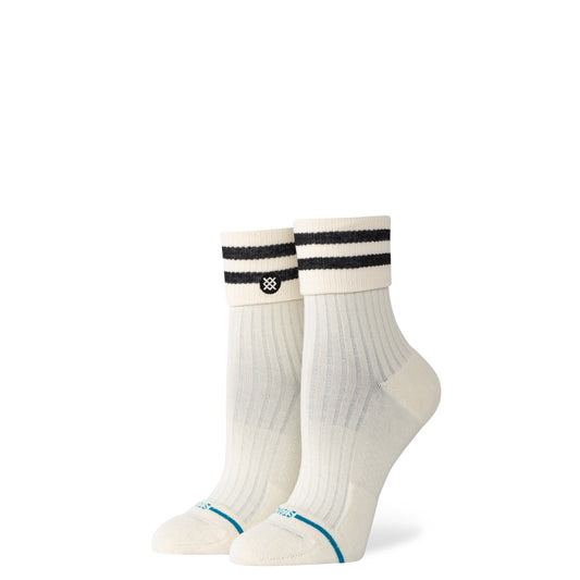 Stance Roll Cuff Quarter Socken Canvas