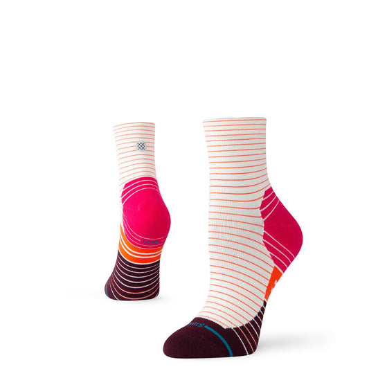 Stance Micro Light Quarter Socken Magenta