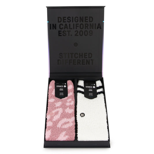 Stance Purrfect Crew Box Set Sockenenen Dusty Rose 