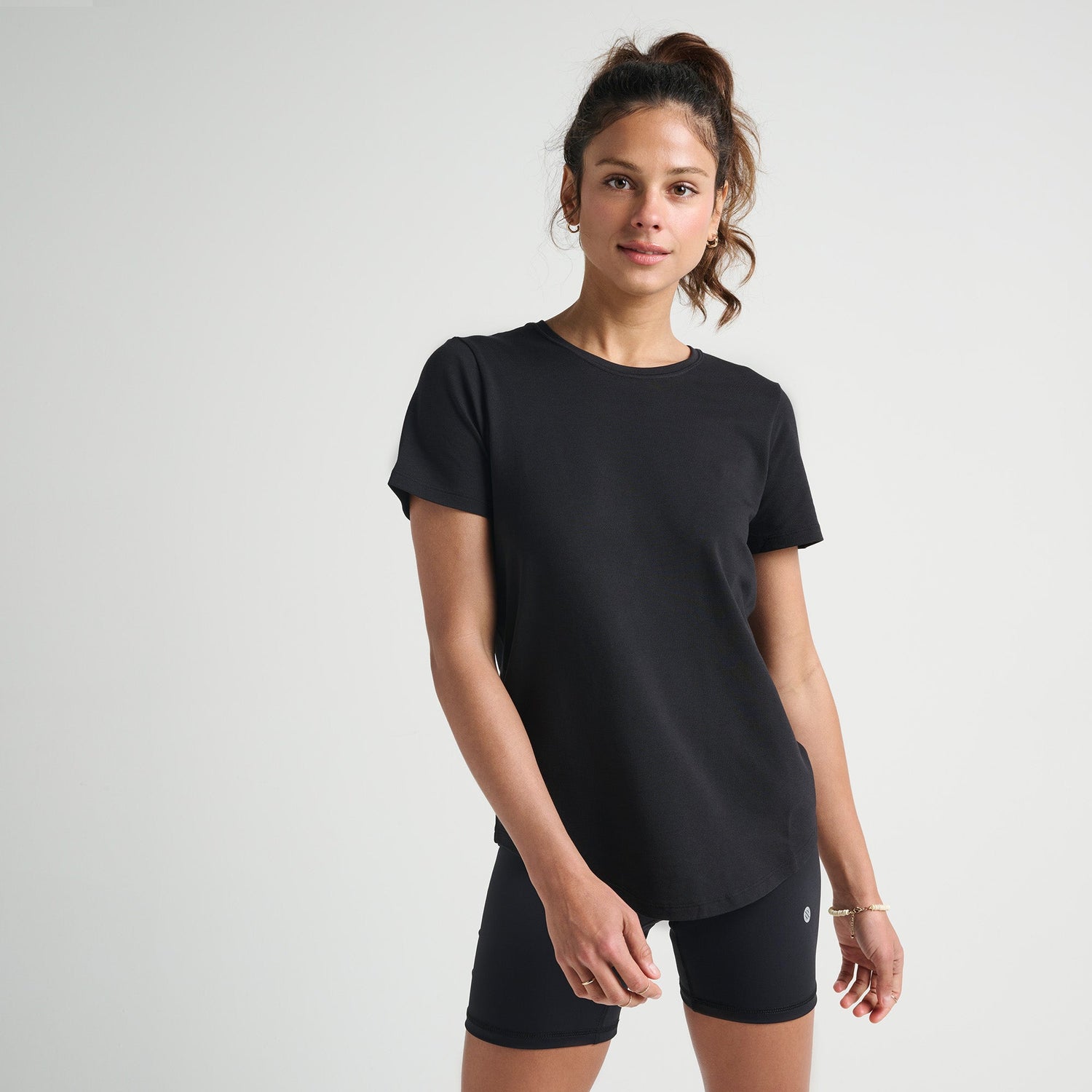 Stance Get Set Performance T-Shirt Fur Damen Schwarz |model