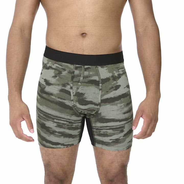 Stance Underwear RAMP CAMO BOXER BRIEF Armee Grün
