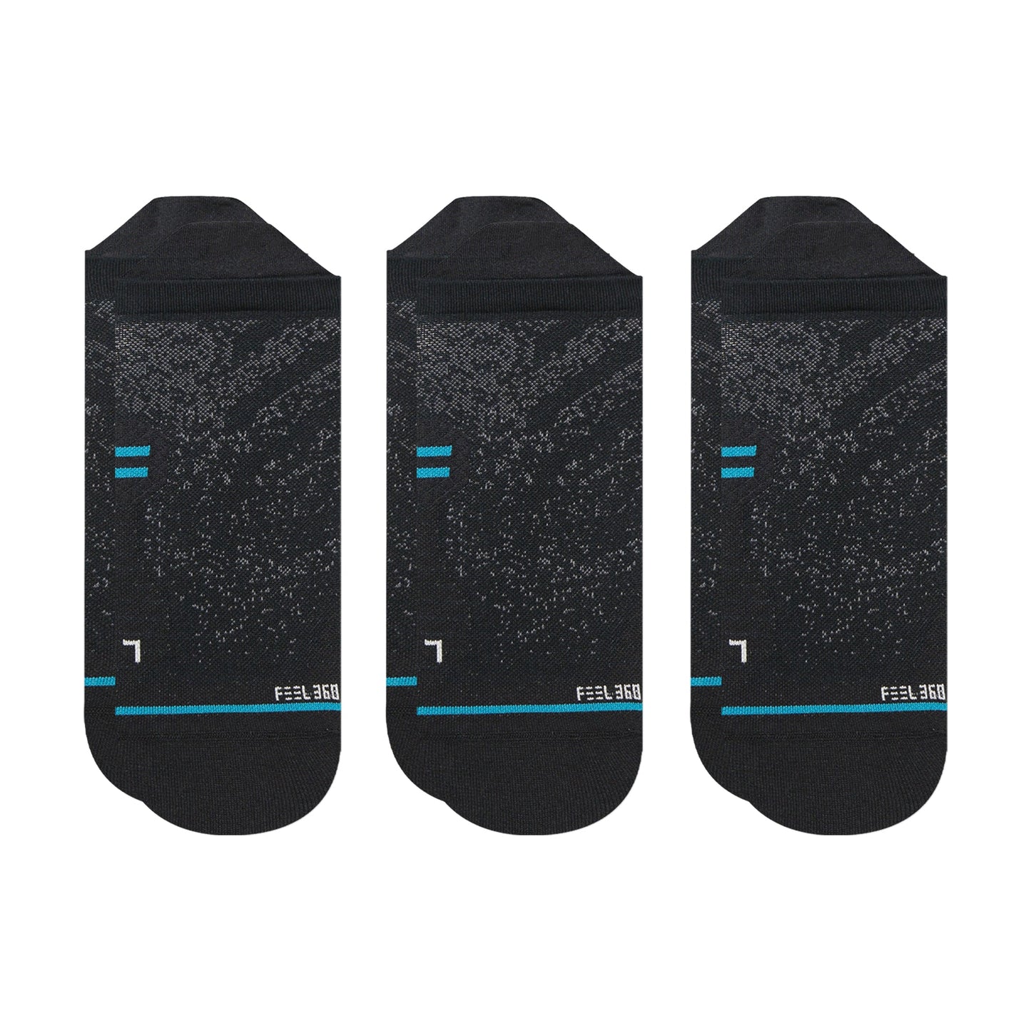 Stance Run Ultra Tab Socken 3er Pack Schwarz