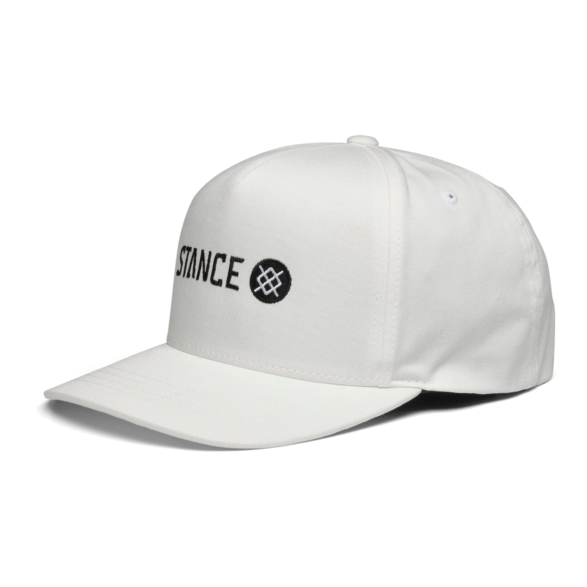 Stance Icon Snapback Hat Weiss