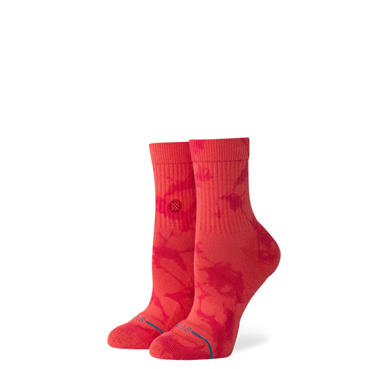 Stance Dye Namic Quarter Quarter Socken Rot