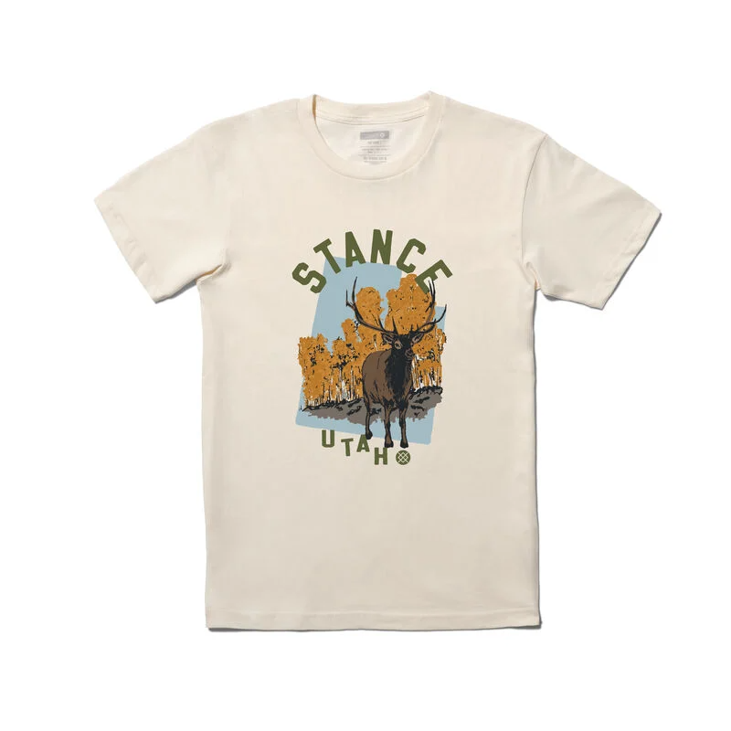 Stance Utah T-Shirt Vintage Weiss