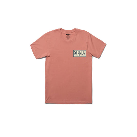 Stance Reserved T-Shirt Dusty Rose