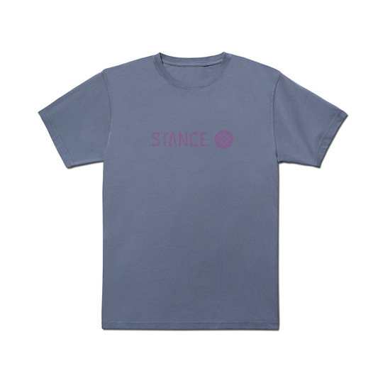 Stance Iconic Wash T-Shirt Blue Horizon