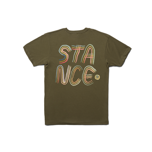 Stance Pride And Joy T-Shirt Militärgrün