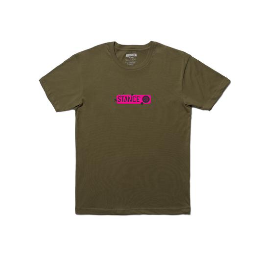 Stance Slammed T-Shirt Militärgrün