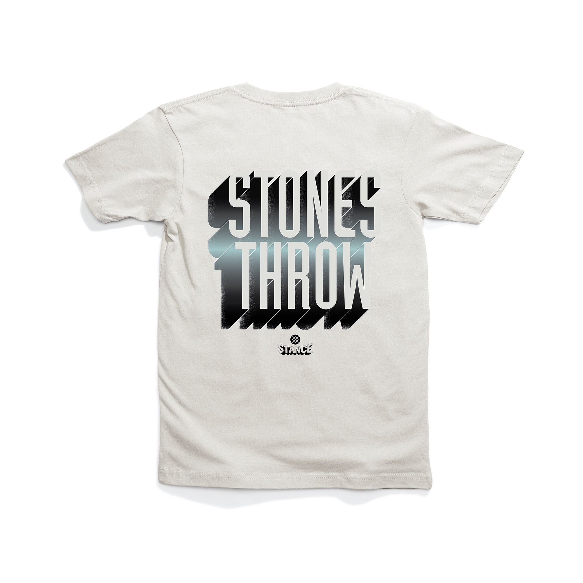 Stance Stones Throw T-Shirt Vintage Weiss
