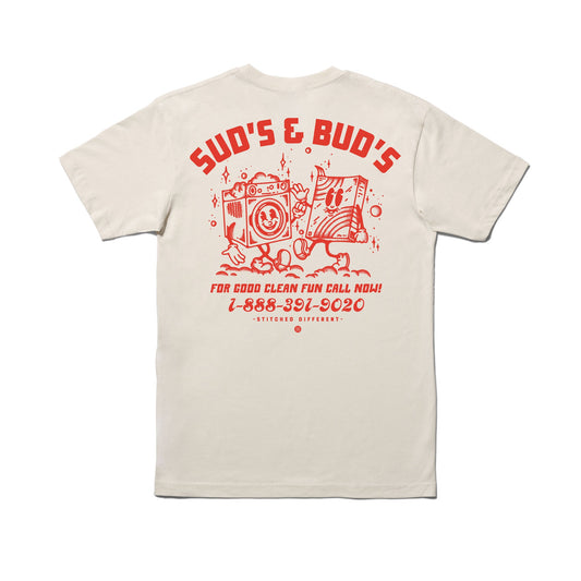Stance Buds T-Shirt Vintage-Weiß