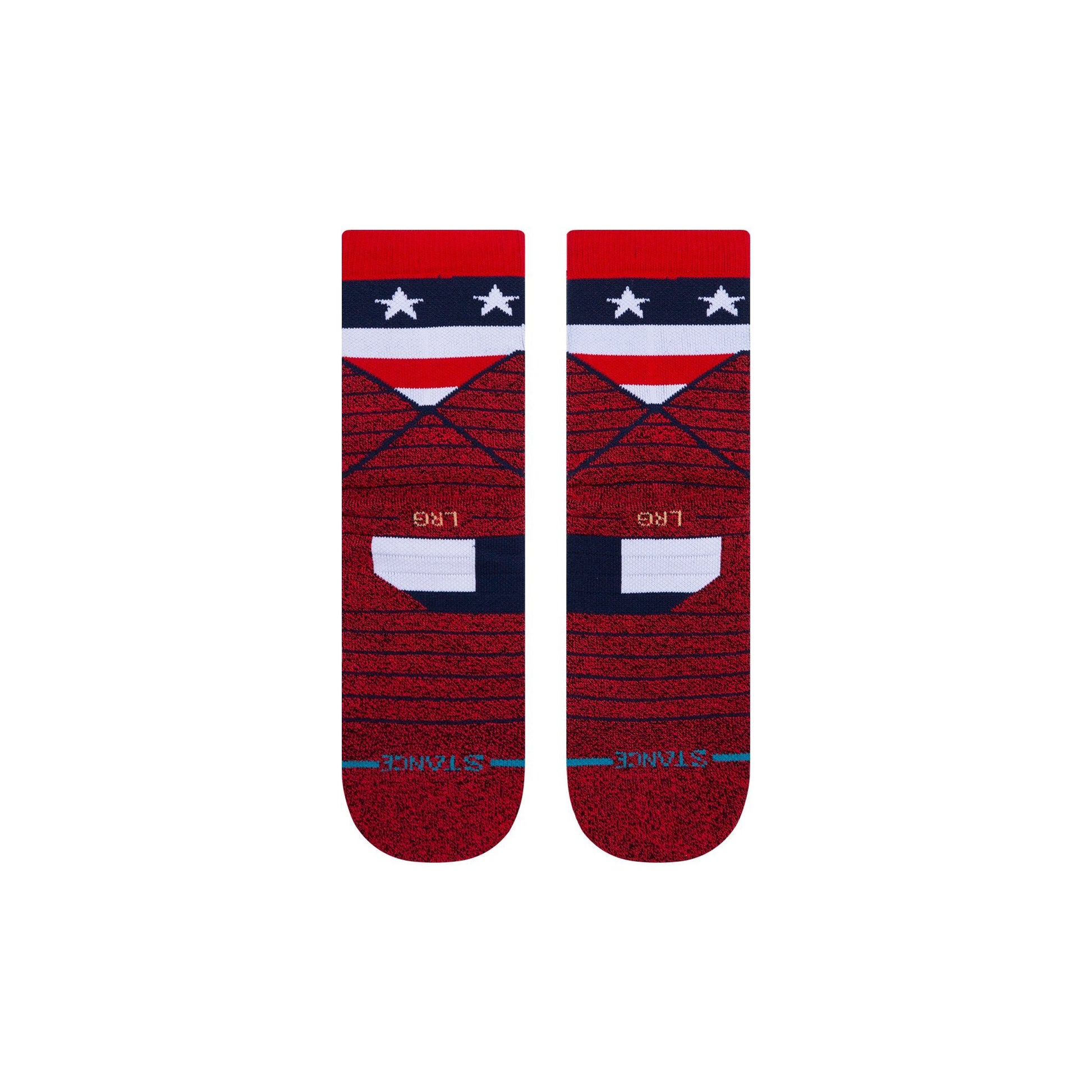 Stance AMERICAN QUARTER Red