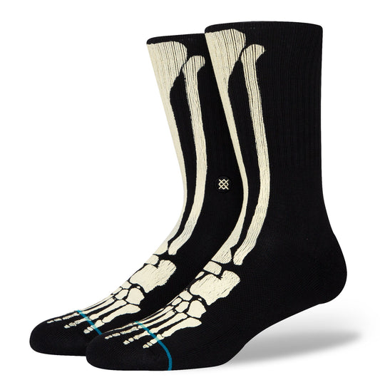 Stance Bonez Crew Socken Schwarz