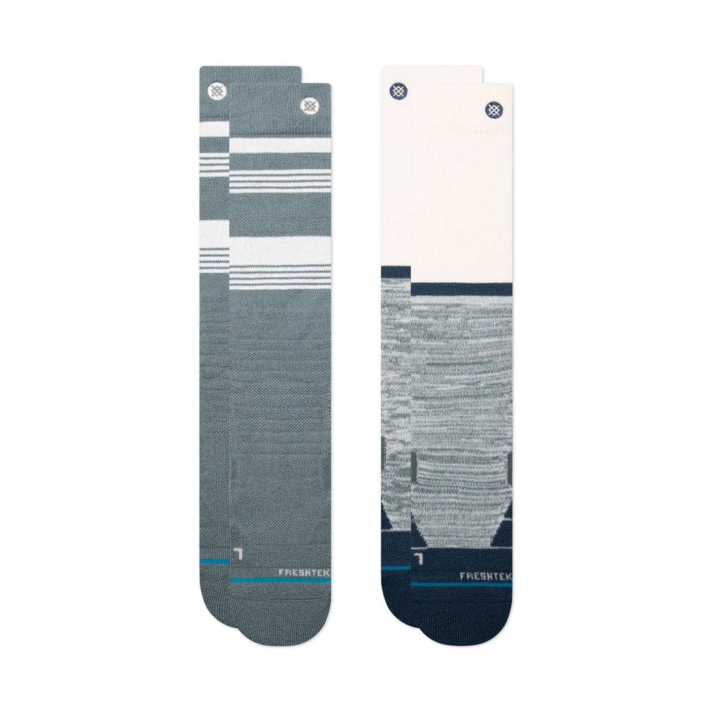 Stance Freeton Snow Over The Calf Socken 2 Pack Blaugrün